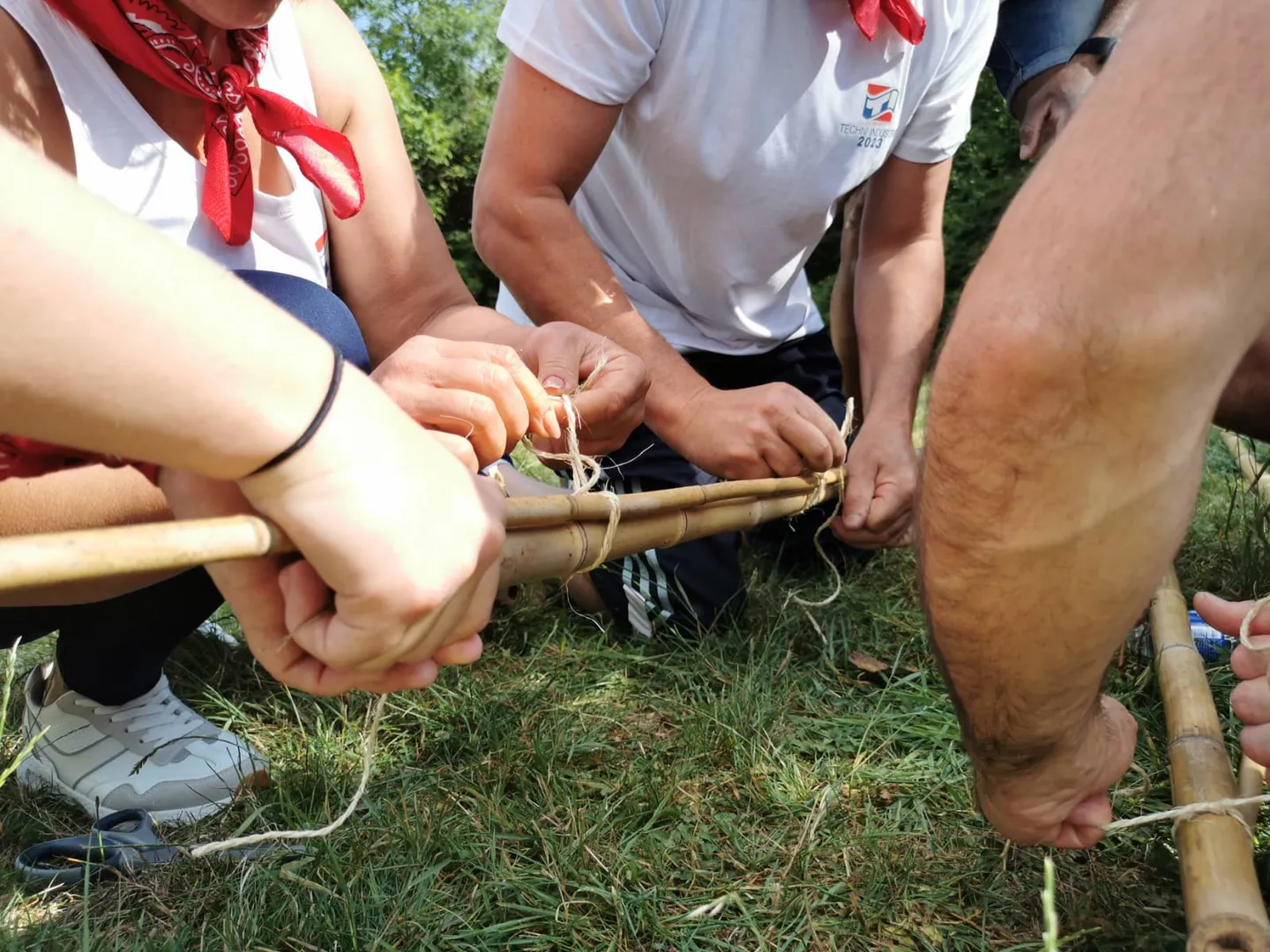 Challenge de construction de radeaux une activité exclusive à Split avec INNOV'events