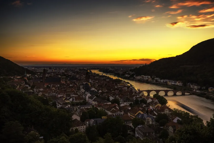 Croisière au coucher du soleil sur la rivière Neckar une activité exclusive à Stuttgart avec INNOV'events